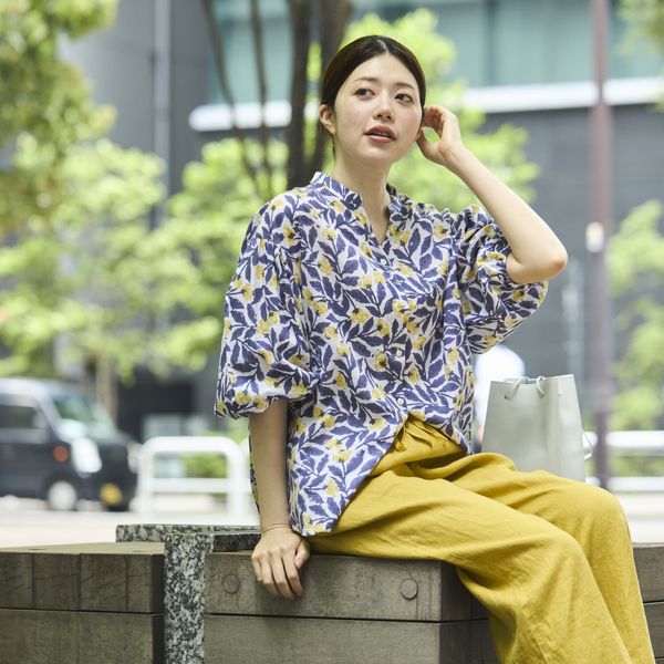 Kilka×kapuwa/風が通るカディーコットンブラウス PURE